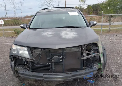 2012 Acura Mdx Advance Package z USA, uszkodzony, nr VIN 2HNYD2H84CH501836